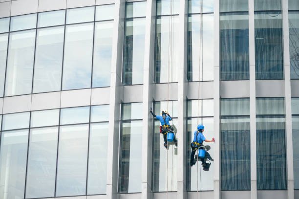 window commercial building glass