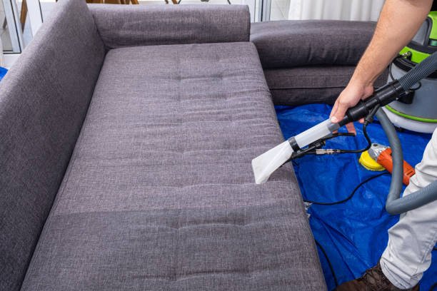 cleaning sofa