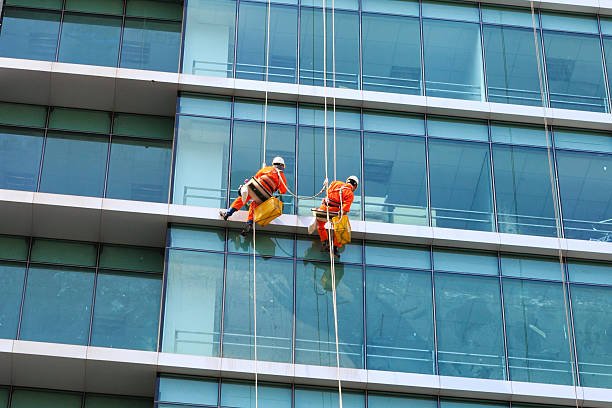 Window glass cleaning service