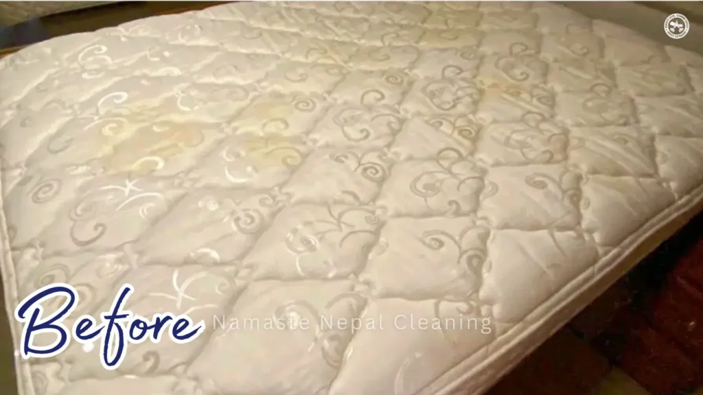 before mattress cleaning services