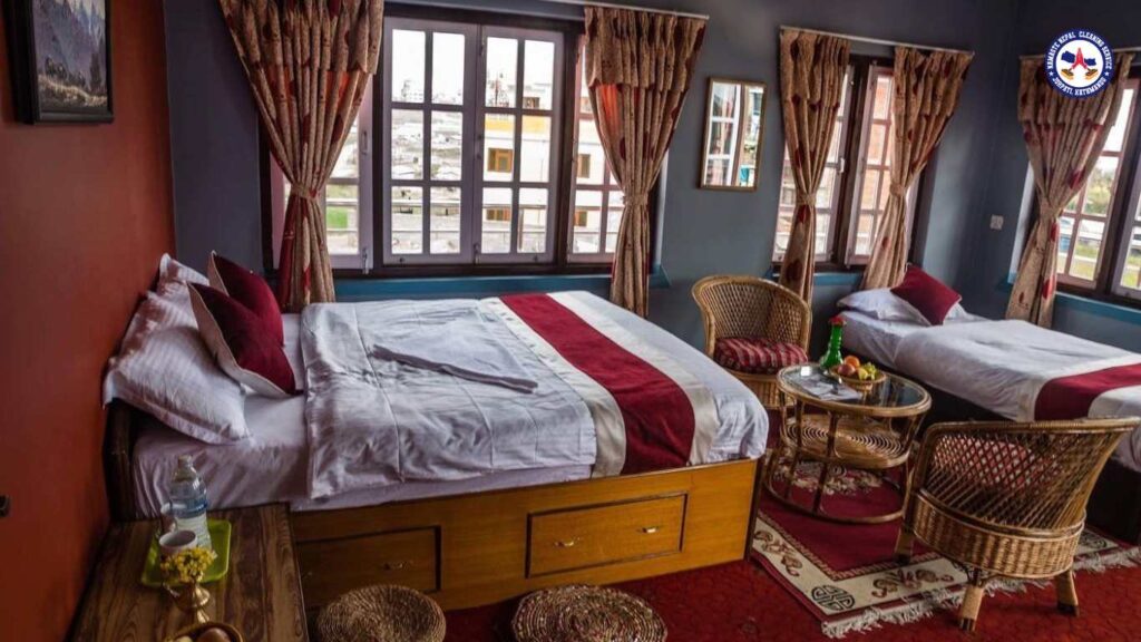 cleaning typical nepali room in koteshwor, kathmandu