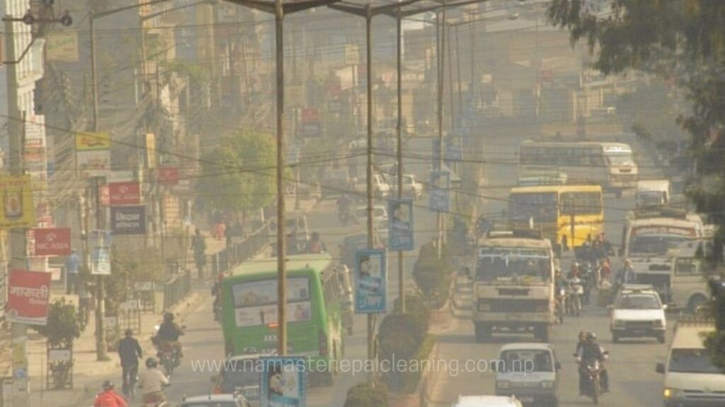 nepal air polution