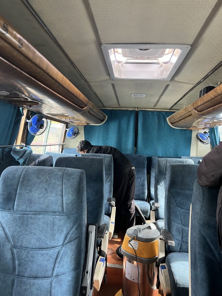 bus seat / vehicle cleaning service